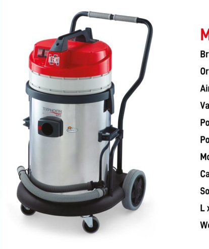 Klenco T-463 Wet And Dry Vacuum Cleaner catalogue image