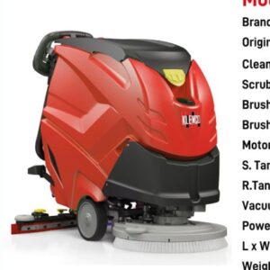 Klenco LAVA 650 Walk-Behind Scrubber Dryer catalogue image