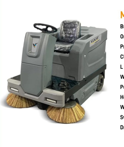 VOOT VS 100 R BP Ride-On Sweeper catalogue image