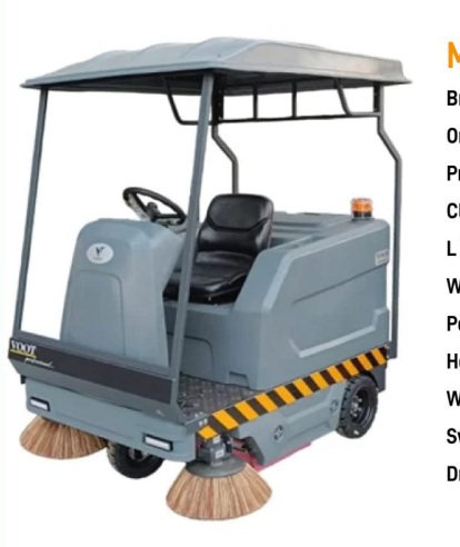 VOOT VS 160 R BP Ride-On Sweeper catalogue image