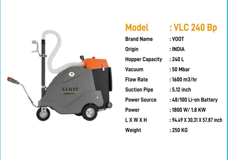 VOOT VLC 240 Bp Litter Picker catalogue image