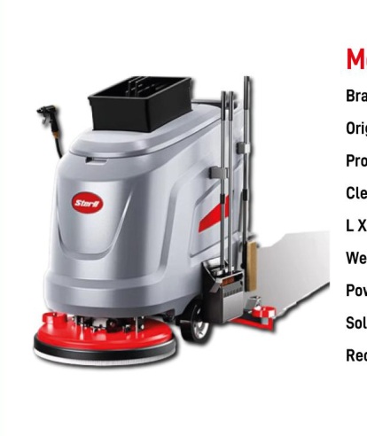 Sterll SX530 Walk-Behind Scrubber Dryer catalogue image