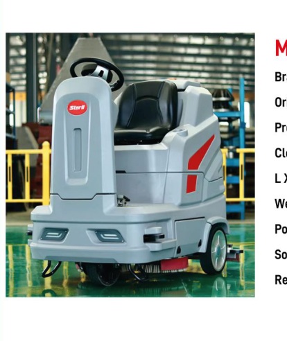 Sterll SX915 Ride-On Scrubber Dryer catalogue image