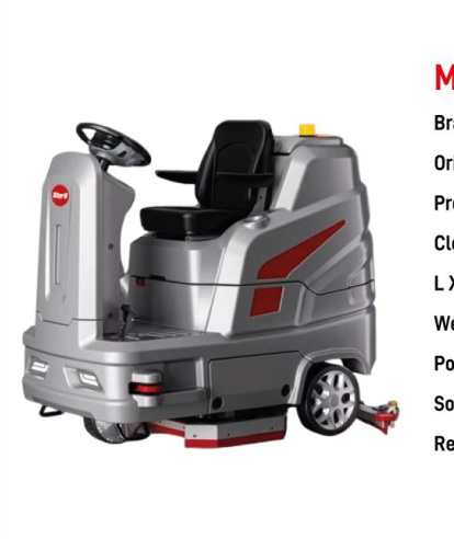 Sterll SX1100 Ride-On Scrubber Dryer catalogue image