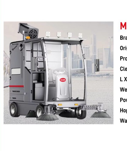 Sterll ST16 Ride-On Sweeper catalogue image