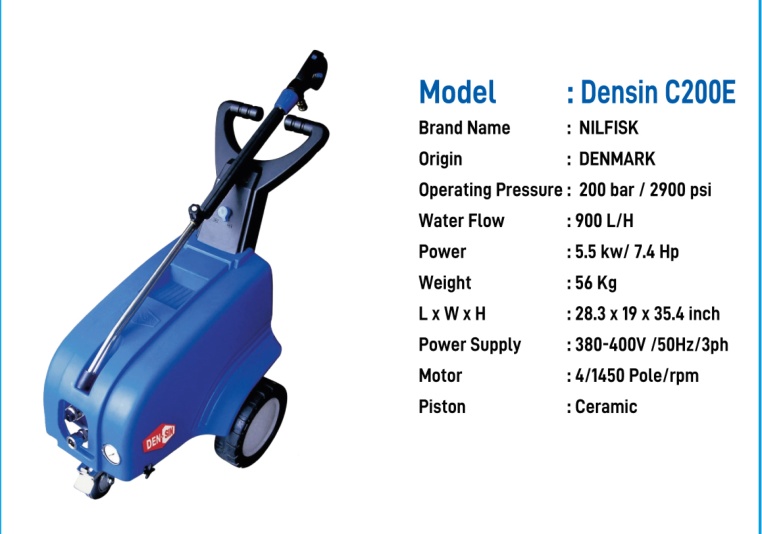 Nilfisk Densin C200E Cold-Water Pressure Washer catalogue image